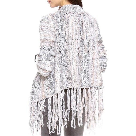 Free People Birkenstock wool chunky knit cardigan sweater - Picture 2 of 13